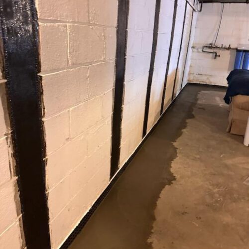Water leaking in basement