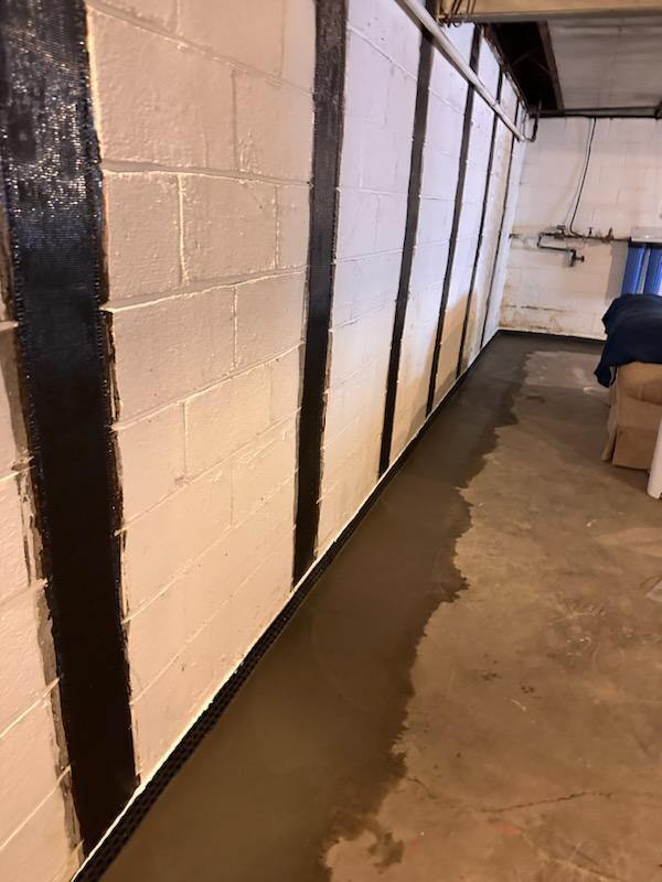 Water leaking in basement