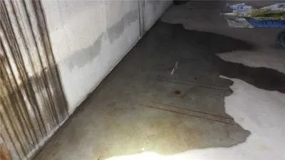Standing water in basement