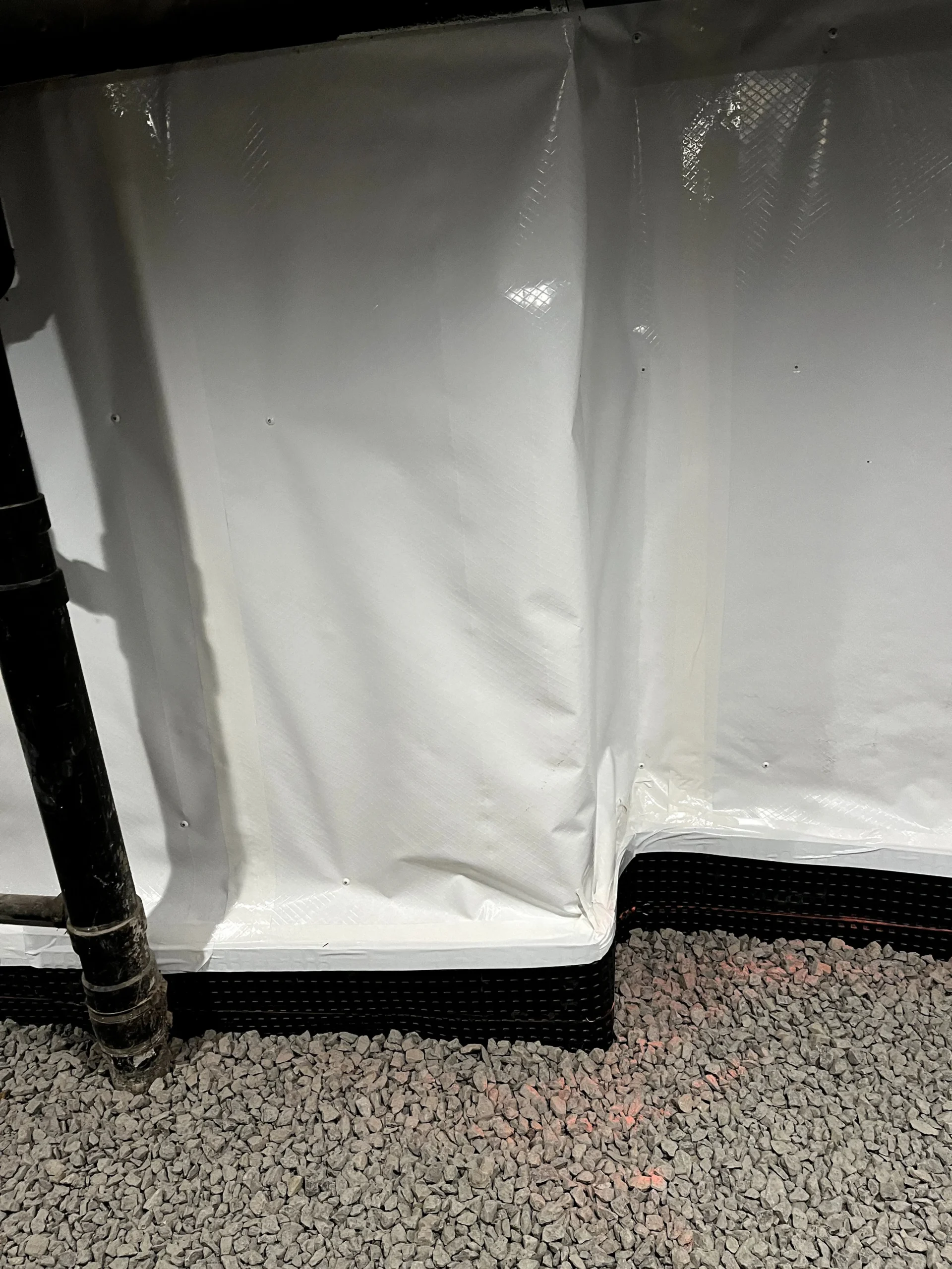 interior waterproofing systems put in by AquaGuard in O'Hara Township